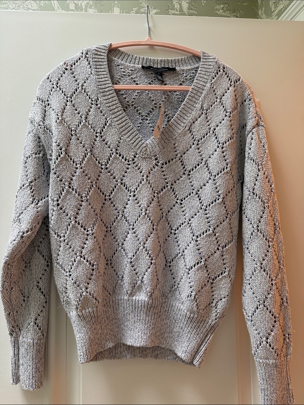 Pointelle Knit Sweater